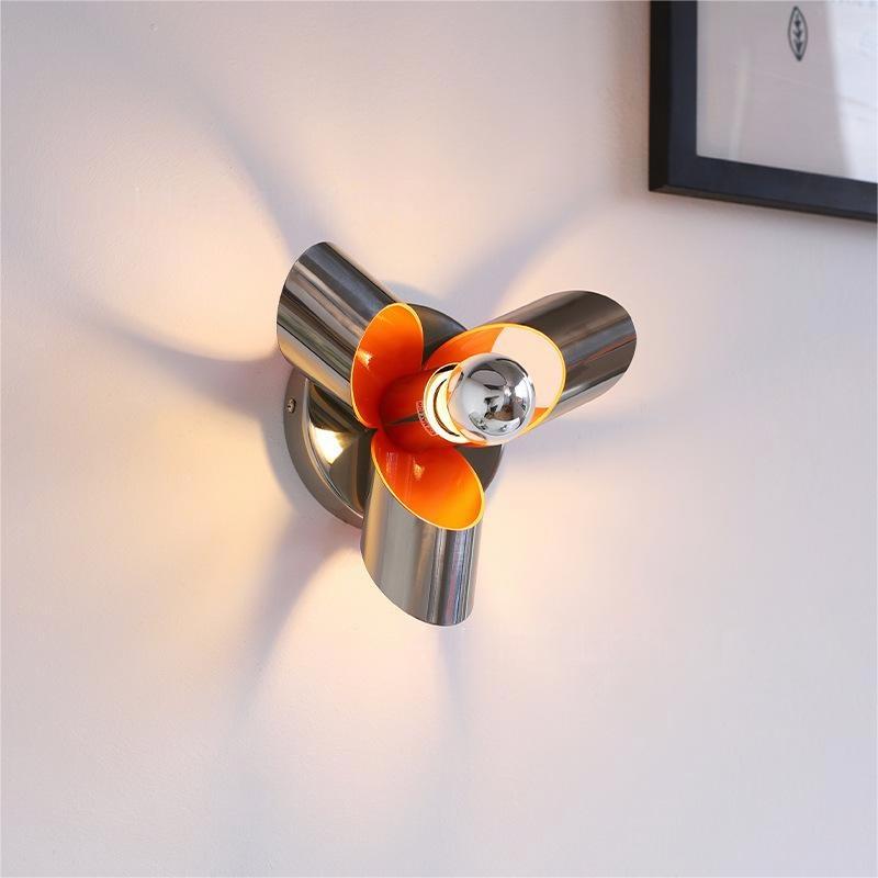 Bauhaus Style Iron Lamp with E27 Base