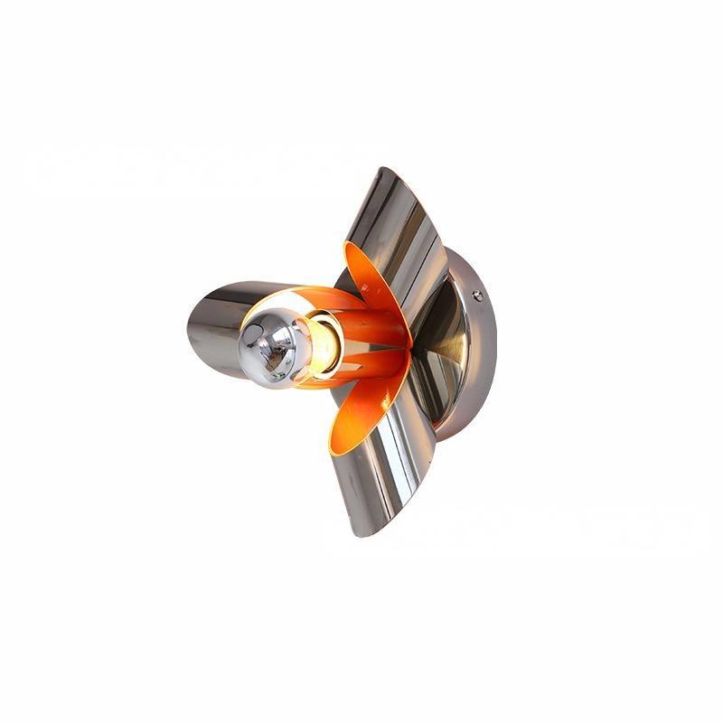 Bauhaus Style Iron Lamp with E27 Base