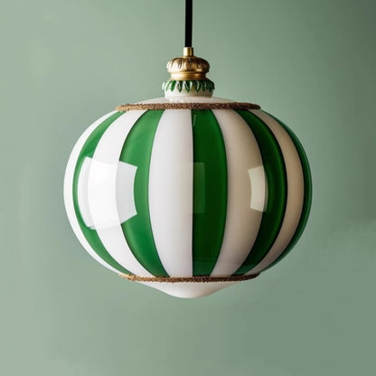 Candy Green Retro Pendant Light – Vintage Charm