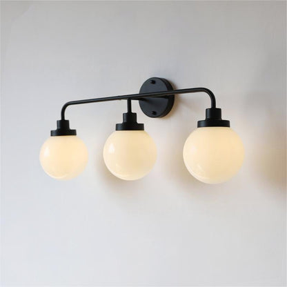 Modern Glass Wall Sconce – Three-Color Adjustable Lighting