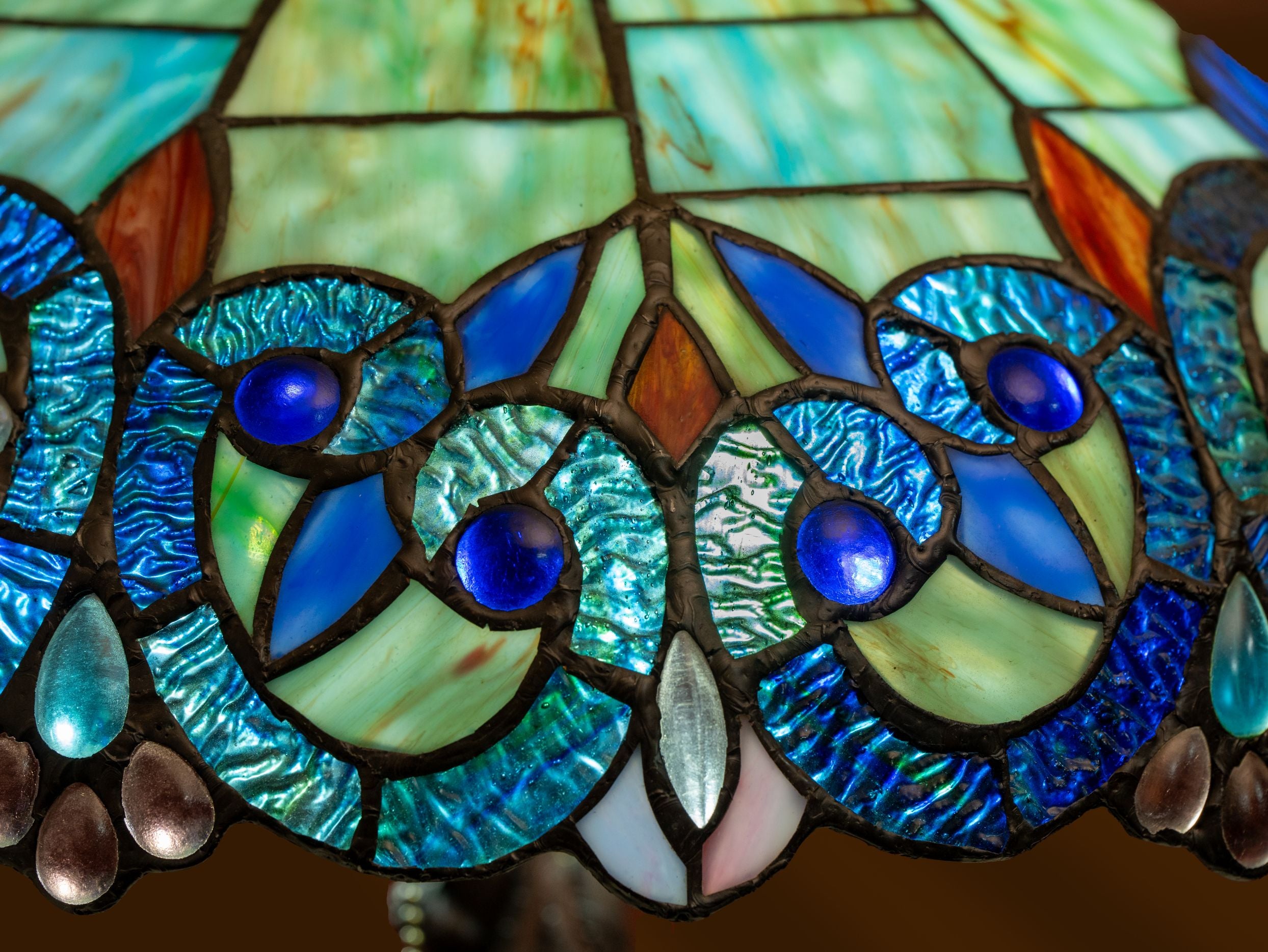 Lampe de table Tiffany Forest Majesty