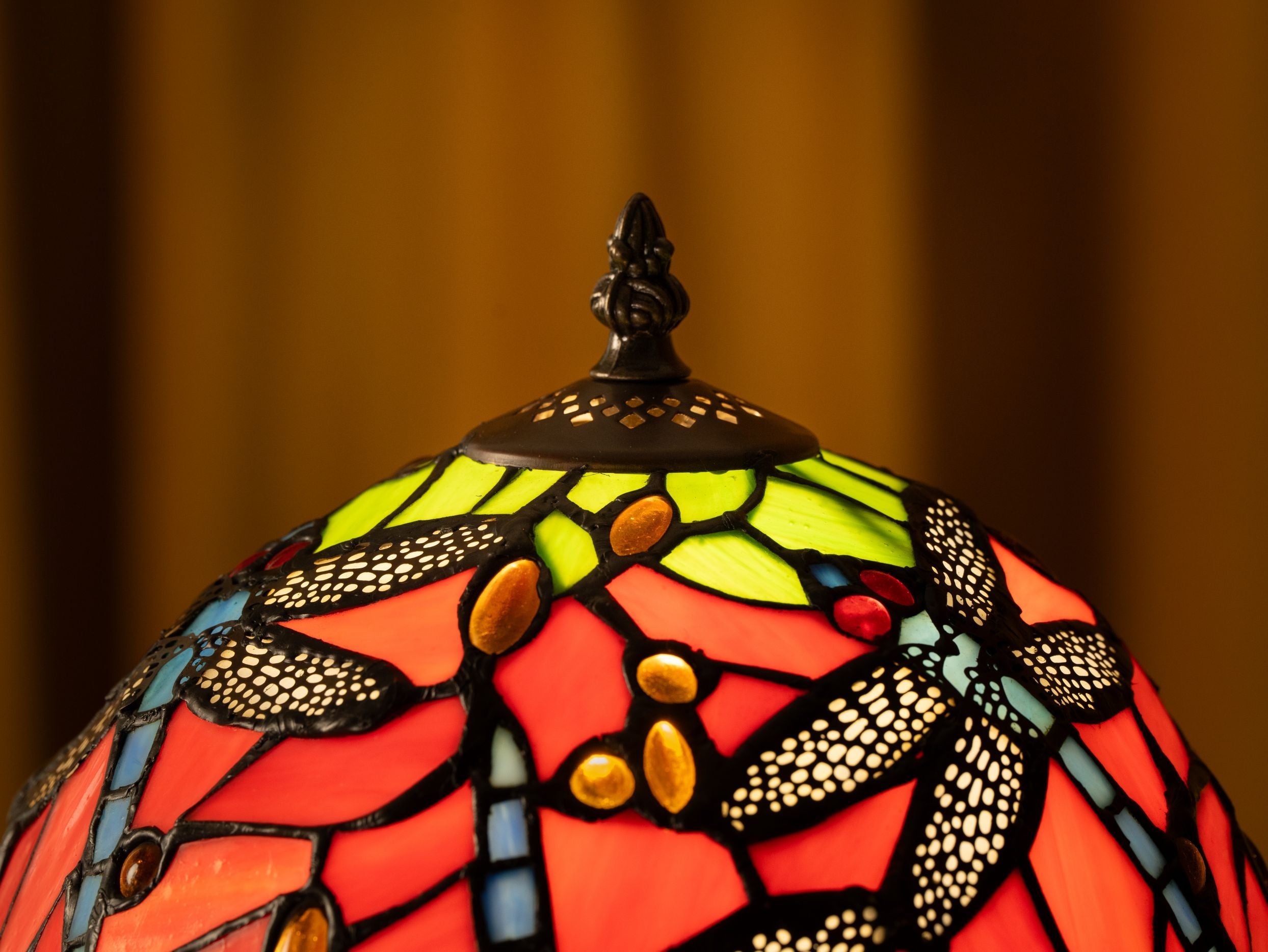 Lampe de table Tiffany Crimson Flight