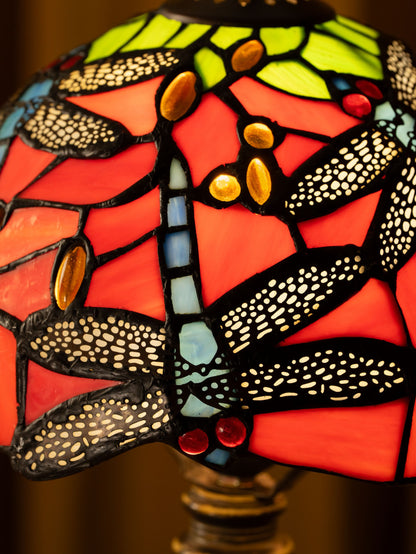 Lampe de table Tiffany Crimson Flight