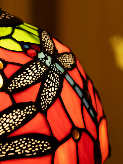 Lampe de table Tiffany Crimson Flight