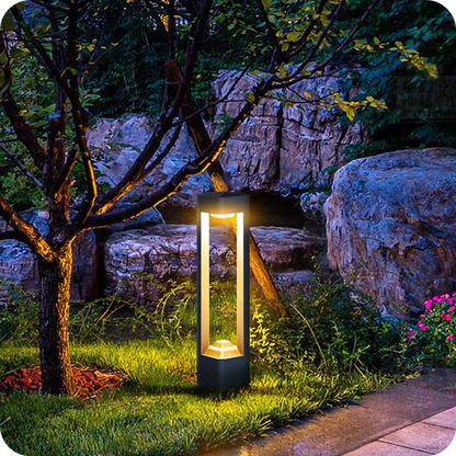 Lampe solaire pour chemin