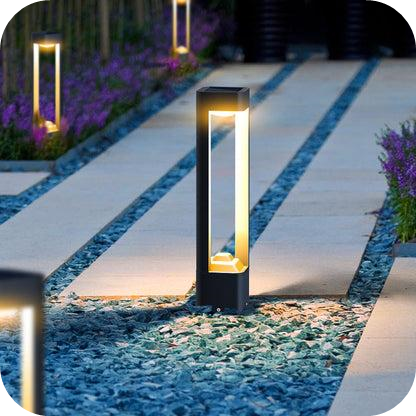 Lampe solaire pour chemin