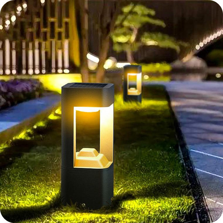 Lampe solaire pour chemin