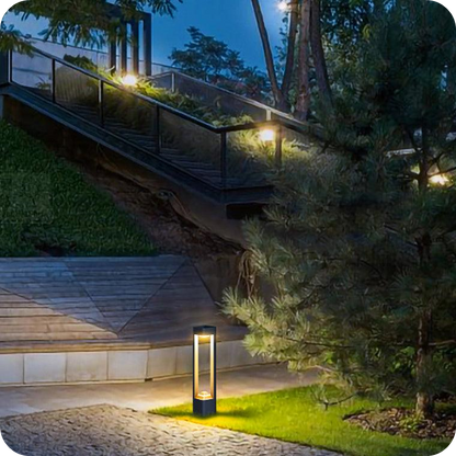 Lampe solaire pour chemin