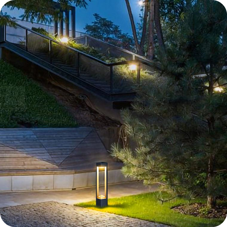 Lampe solaire pour chemin