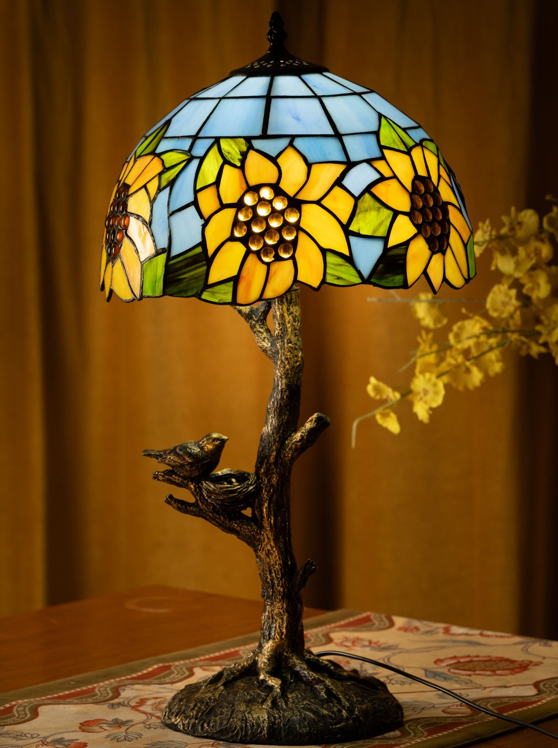 Lampe de table Tiffany Sunflower Haven