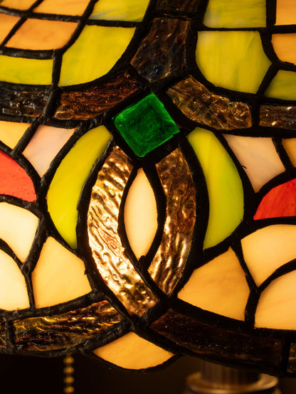 Ruby Garden Tiffany Table Lamp