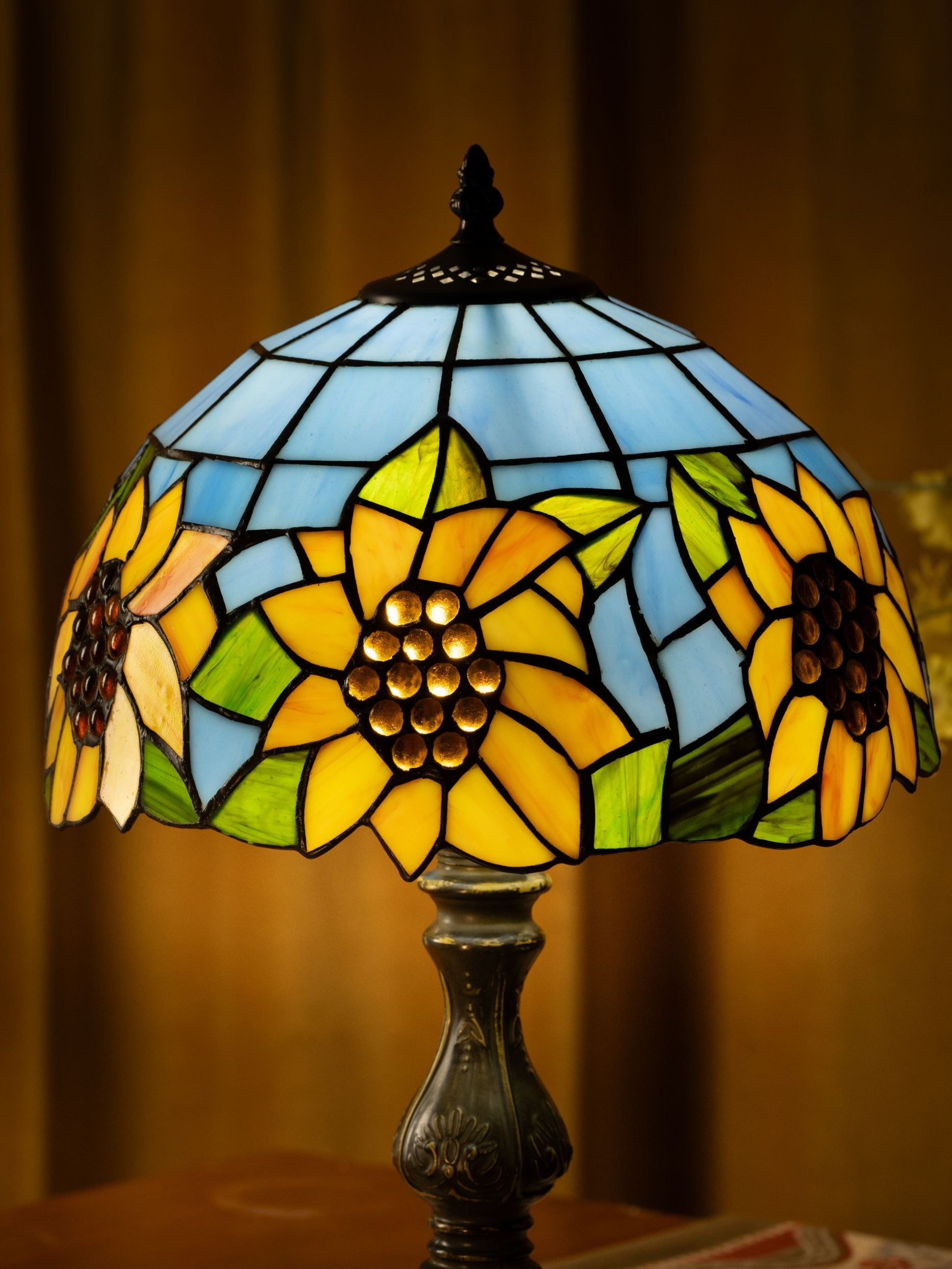 Lampe de table Tiffany Sunshine Bloom