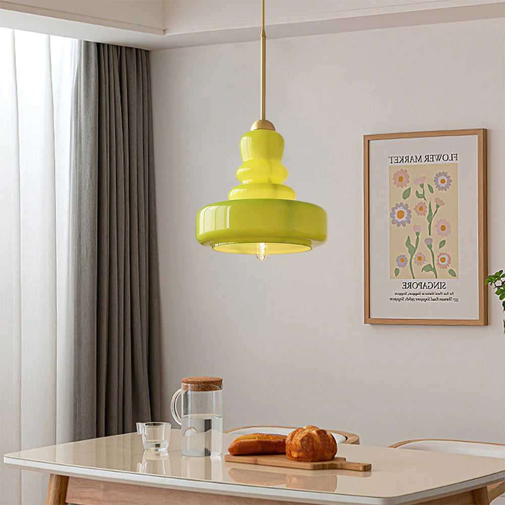 Gourd-Shaped Pendant Light – Stylish and Functional Lighting