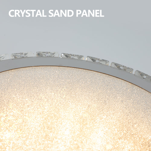 13.8In Embedded Crystal Chandelier (Included LED)
