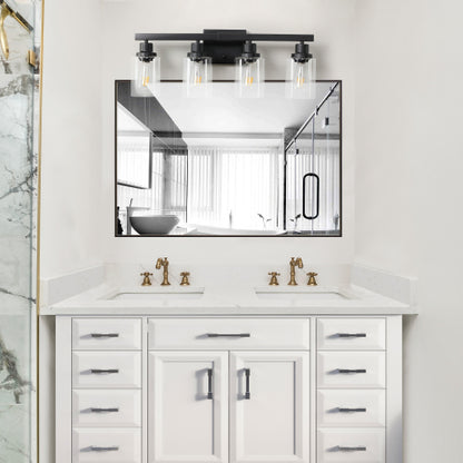 Modern Black  Bathroom Vanity Light Fixture (No Bulbs)