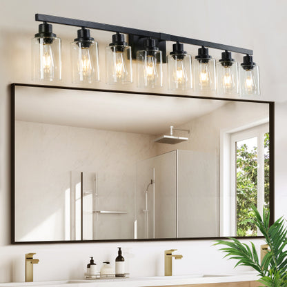 Modern Black  Bathroom Vanity Light Fixture (No Bulbs)
