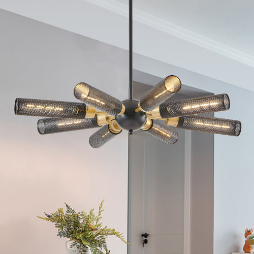 34" Modern Industrial Sputnik Chandelier (Bulb Not Included)