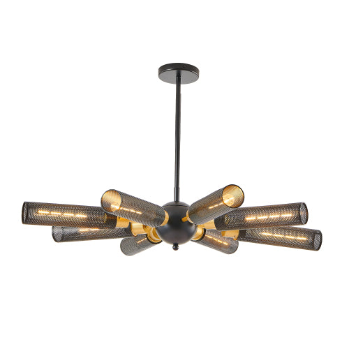 34" Modern Industrial Sputnik Chandelier (Bulb Not Included)