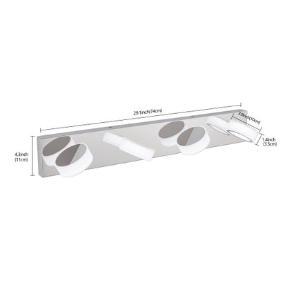 29" Modern 4-Light LED Vanity Light