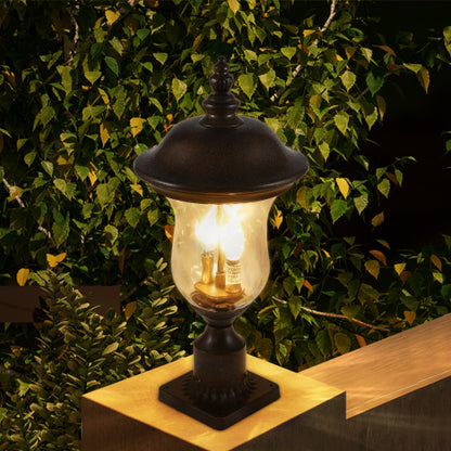 21"(H) Vintage Outdoor Lamp Post Light (One Piece & No Bulb)