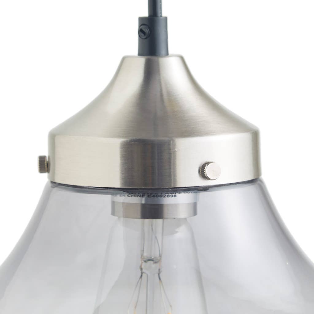 Bell Shaped Farmhouse Glass Pendant