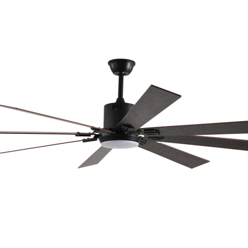 72" Walnut LED Ceiling Fan