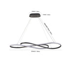 39" Modern LED Pendant Light
