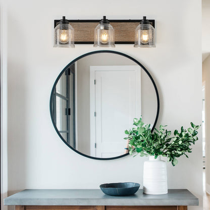 Farmhouse Vanity Light Fixture – Rustic Elegance &amp; Industrial Charm