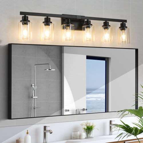 Modern Black  Bathroom Vanity Light Fixture (No Bulbs)