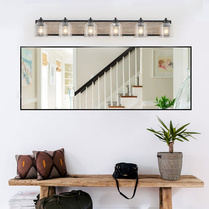 Farmhouse Vanity Light Fixture – Rustic Elegance &amp; Industrial Charm