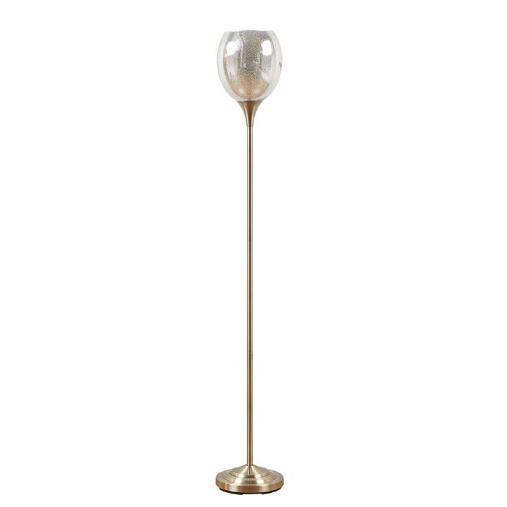 Frosted Glass Bronze Floor Lamp