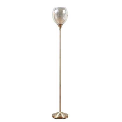 Frosted Glass Bronze Floor Lamp