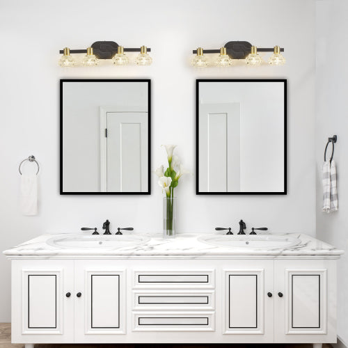 24" Vintage 4-Light Wall Sconce   (No Bulbs)