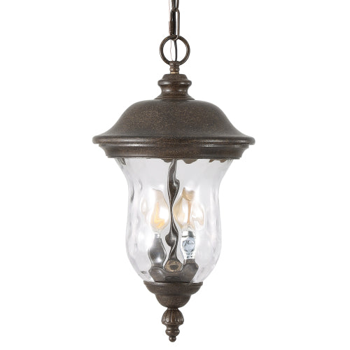 19"(H) Rustic Outdoor Hanging Lantern (One Piece & No Bulb)