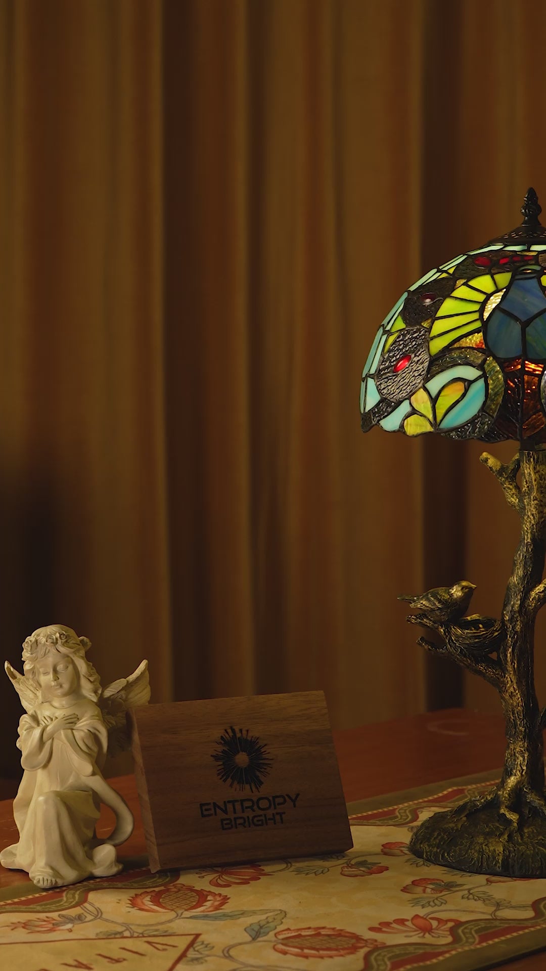 Enchanted Woods Tiffany Table Lamp