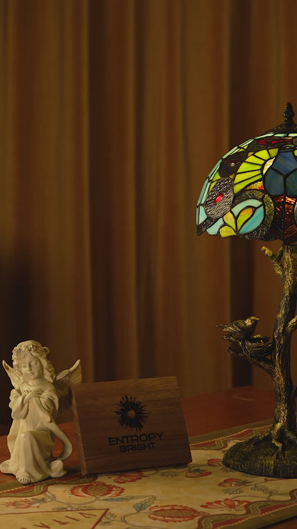 Enchanted Woods Tiffany Table Lamp