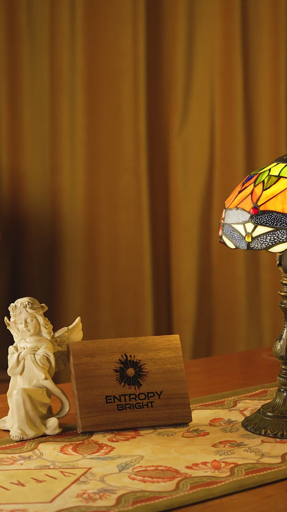 Lampe de table Tiffany Golden Wings
