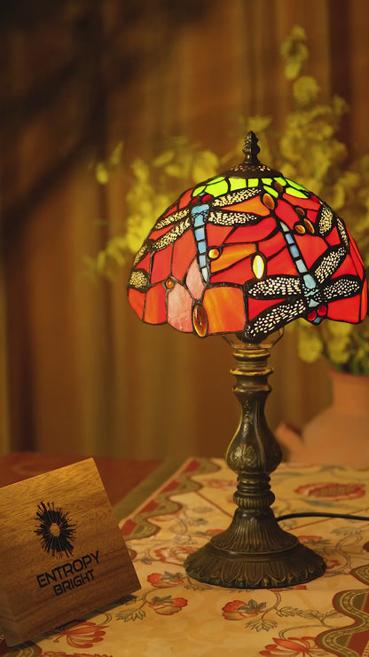 Lampe de table Tiffany Crimson Flight