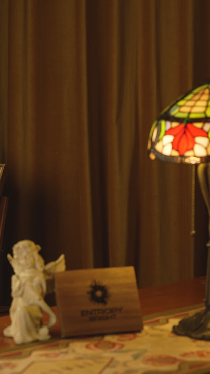 Autumn Petals Tiffany Table Lamp